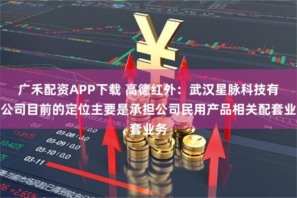 广禾配资APP下载 高德红外：武汉星脉科技有限公司目前的定位主要是承担公司民用产品相关配套业务